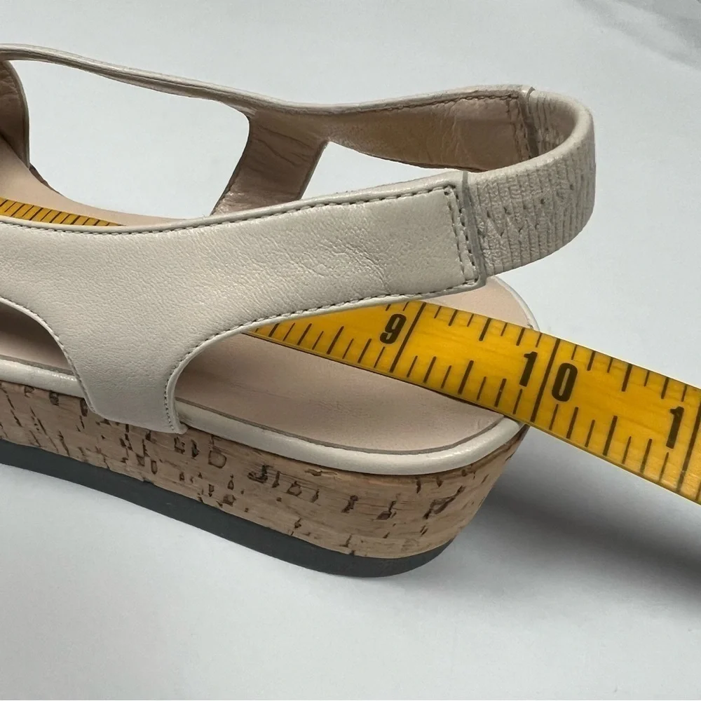 Fabiana Filippi Cork Platform Leather Sandals 39